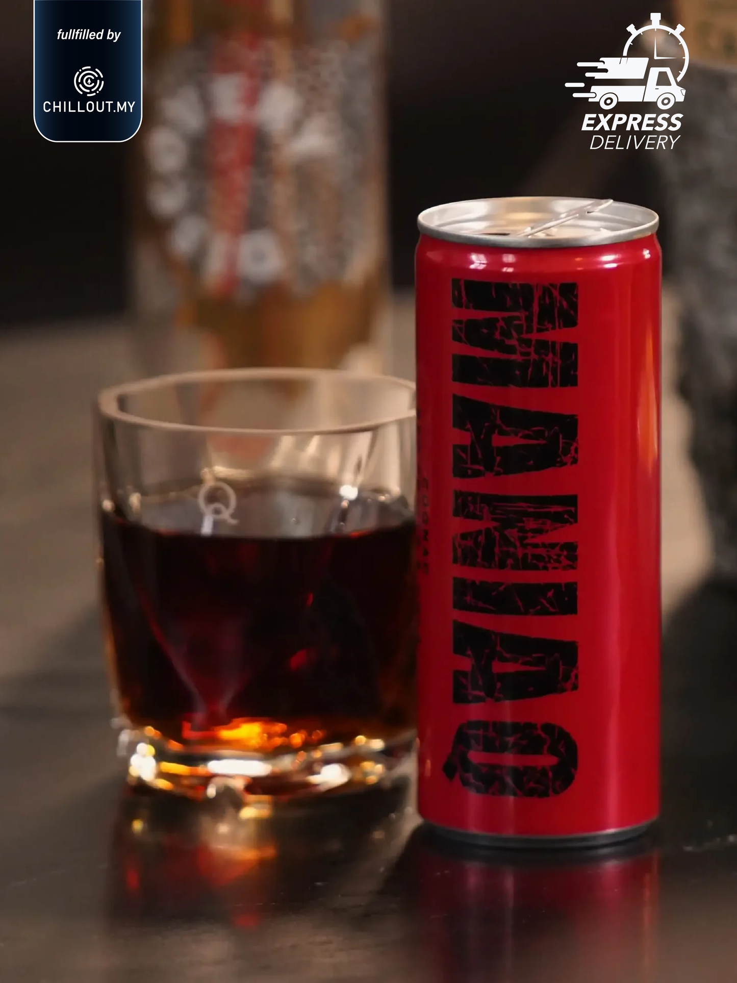MANIAQ Cognac Cocktail – Red Fruit Cola (250ml, 12.5% ABV)