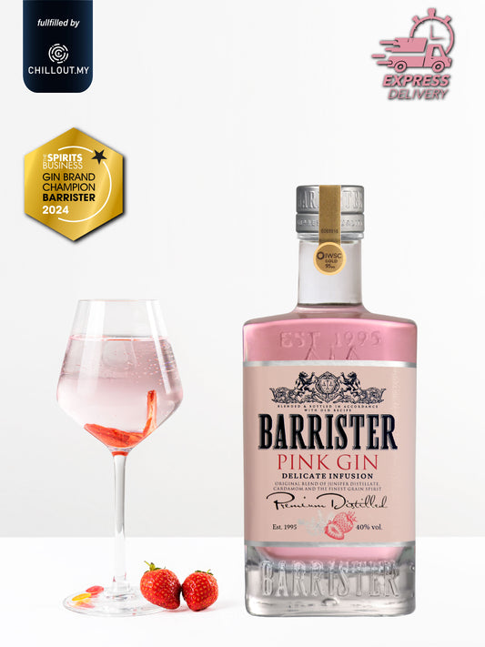 BARRISTER PINK GIN 70CL