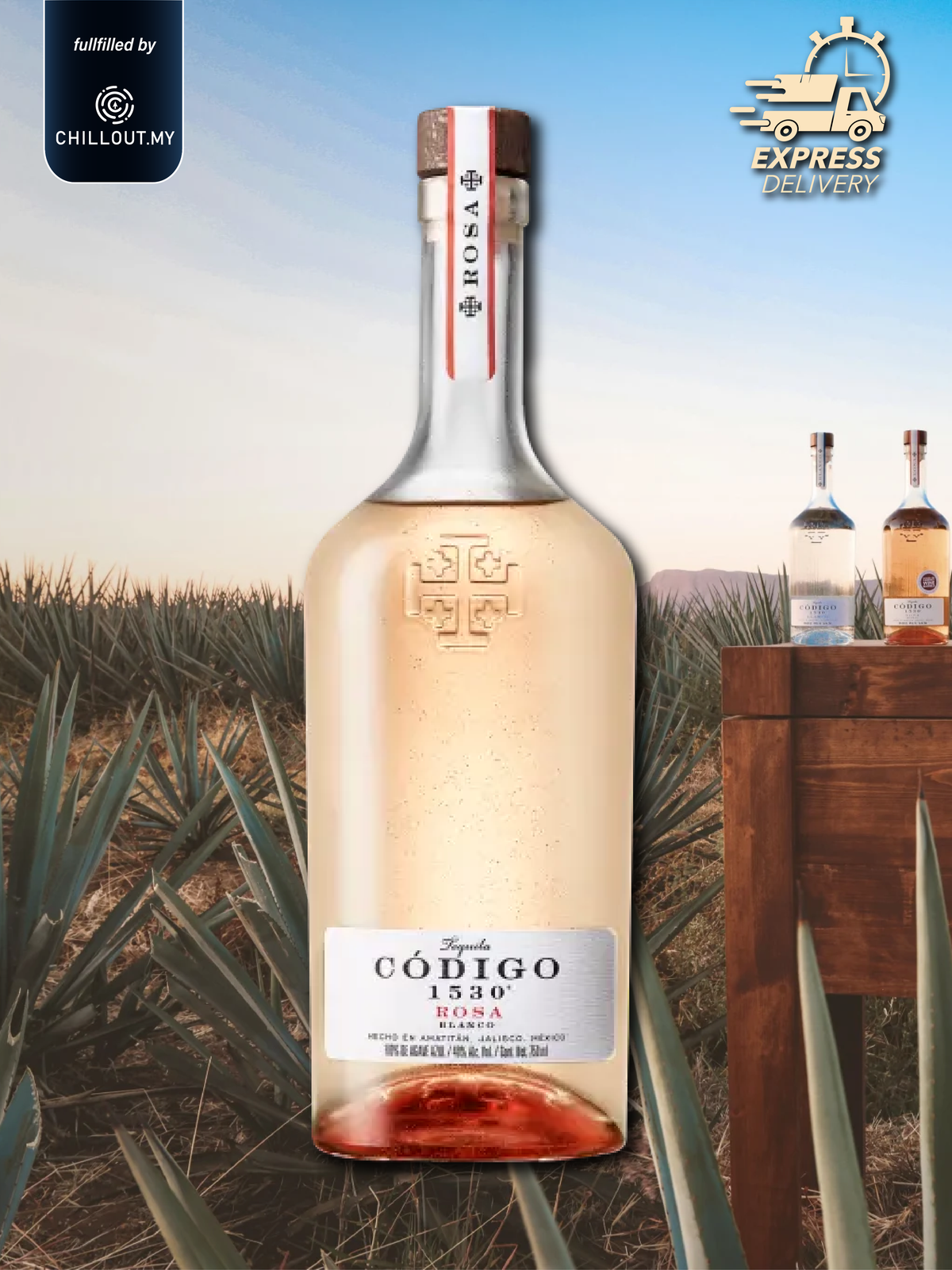 Codigo Rosa Box CODIGO 1530 ROSA BLANCO 75CL – chillout.my