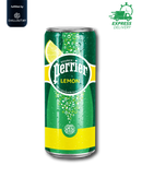 PERRIER NATURAL LEMON FLAVORED SPARKLING MINERAL WATER 250ML