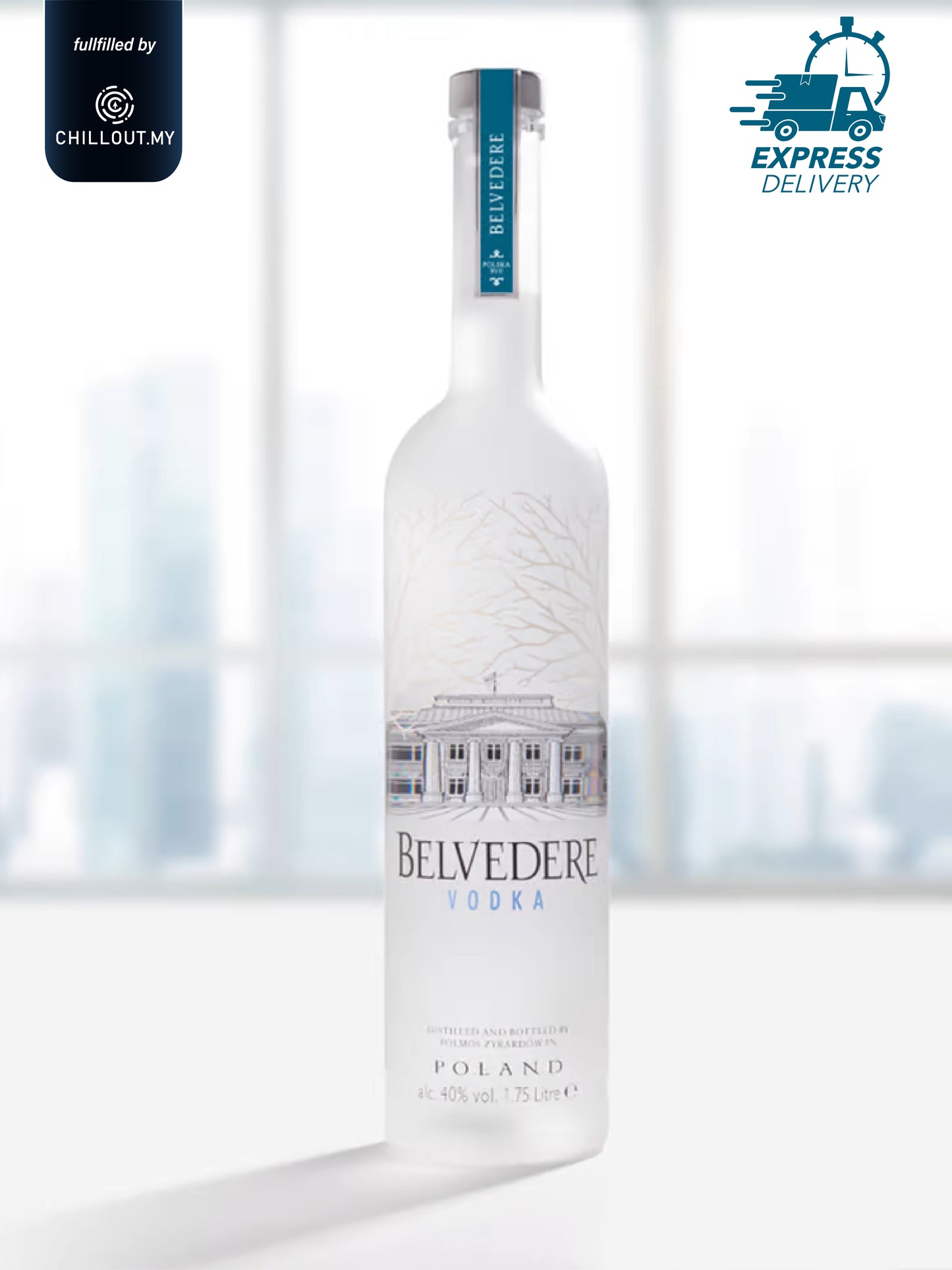 BELVEDERE PURE VODKA 70CL