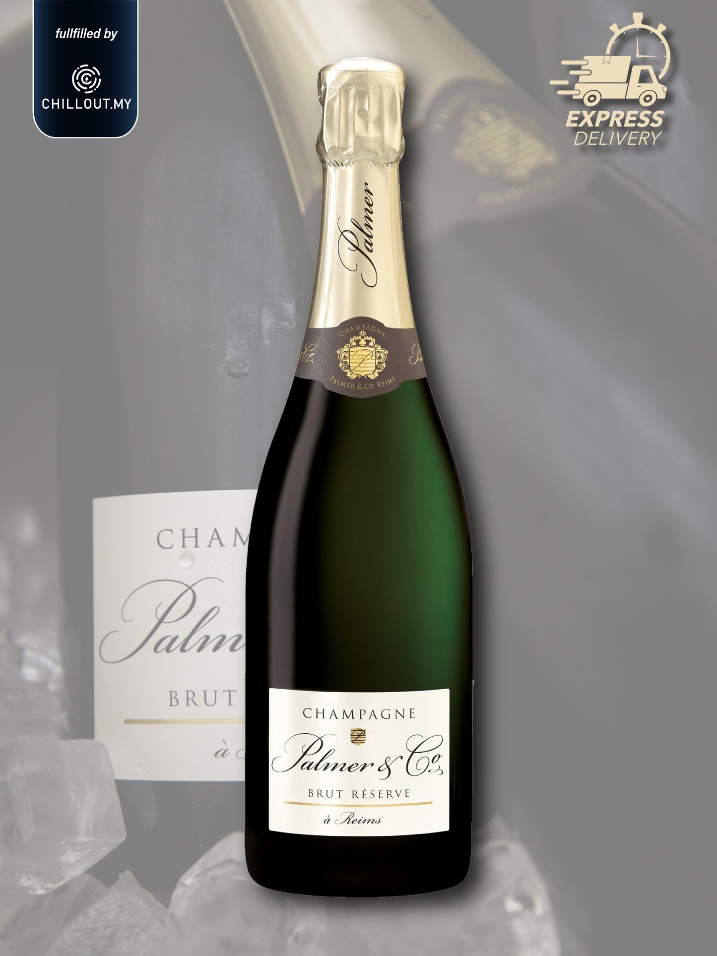 CHAMPAGNE PALMER BRUT RESERVE 75CL