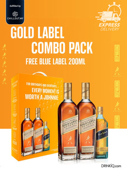 JW GOLD LABEL COMBO FREE BLUE LABEL