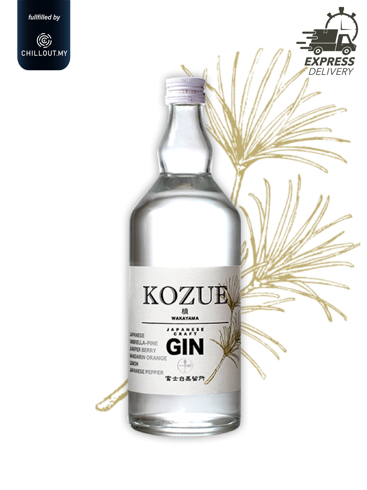 KOZUE JAPANESE CRAFT GIN 70CL