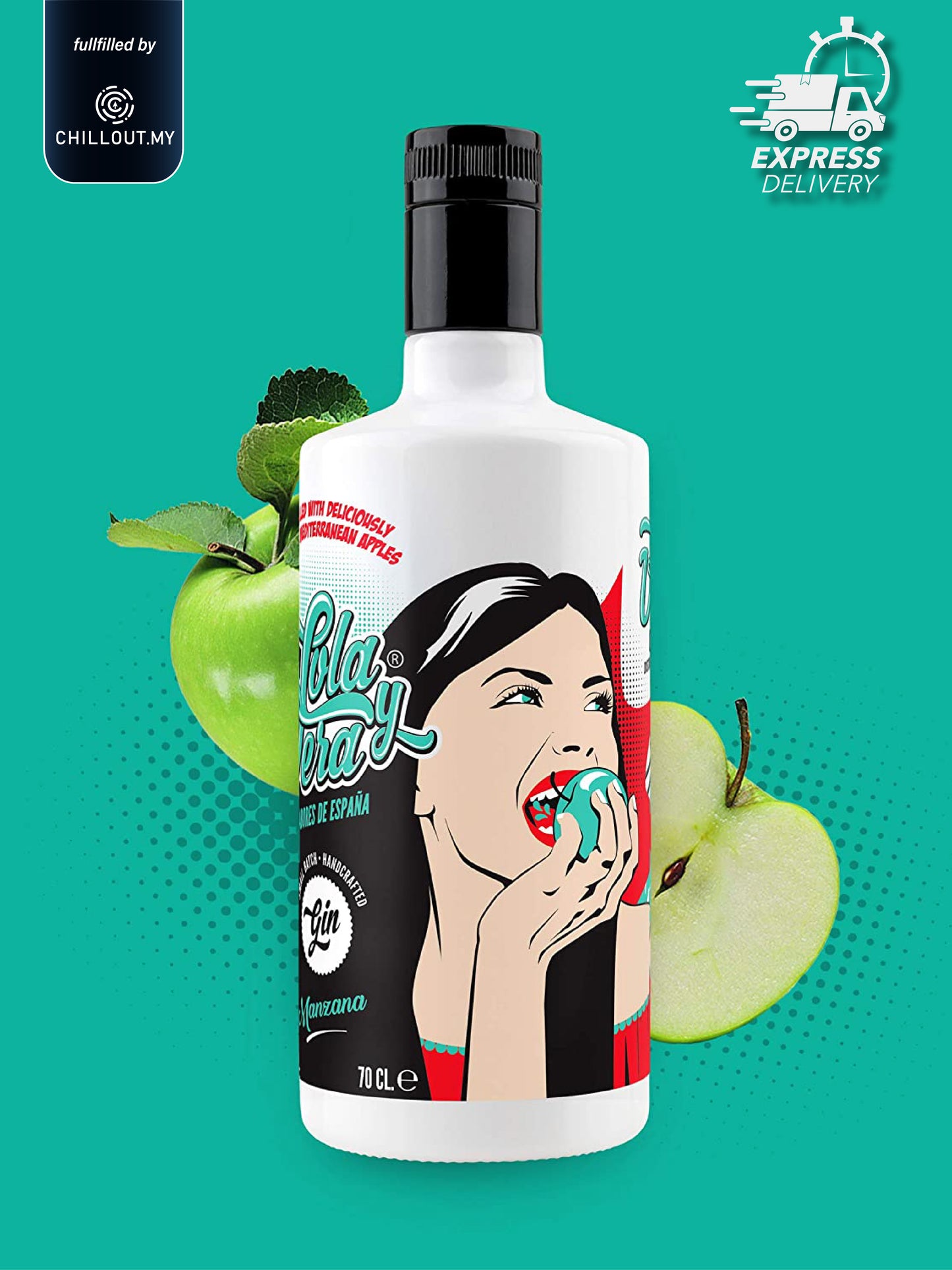 LOLA Y VERA APPLE GIN 70CL