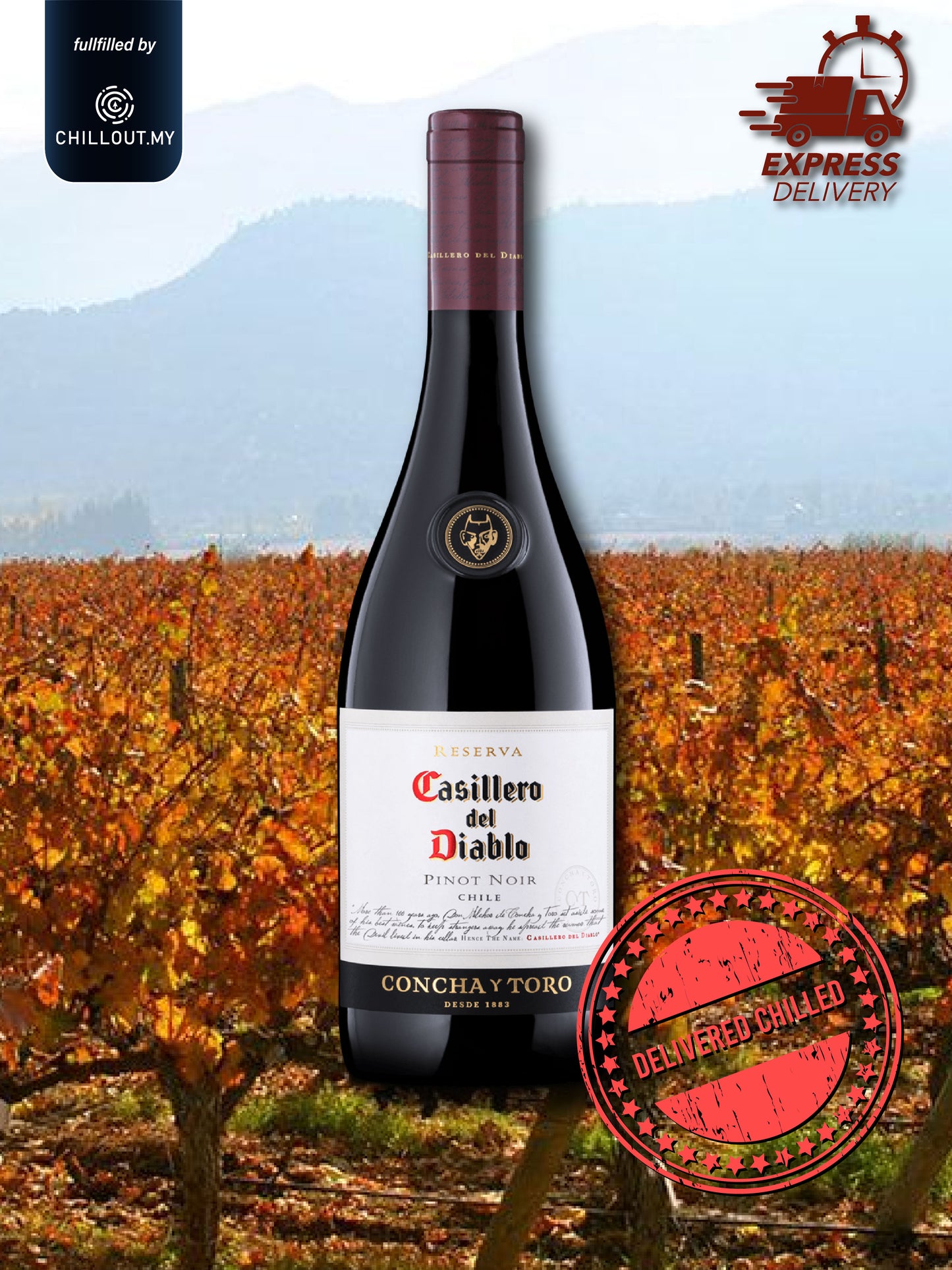 CASILLERO DEL DIABLO PINOT NOIR 2019