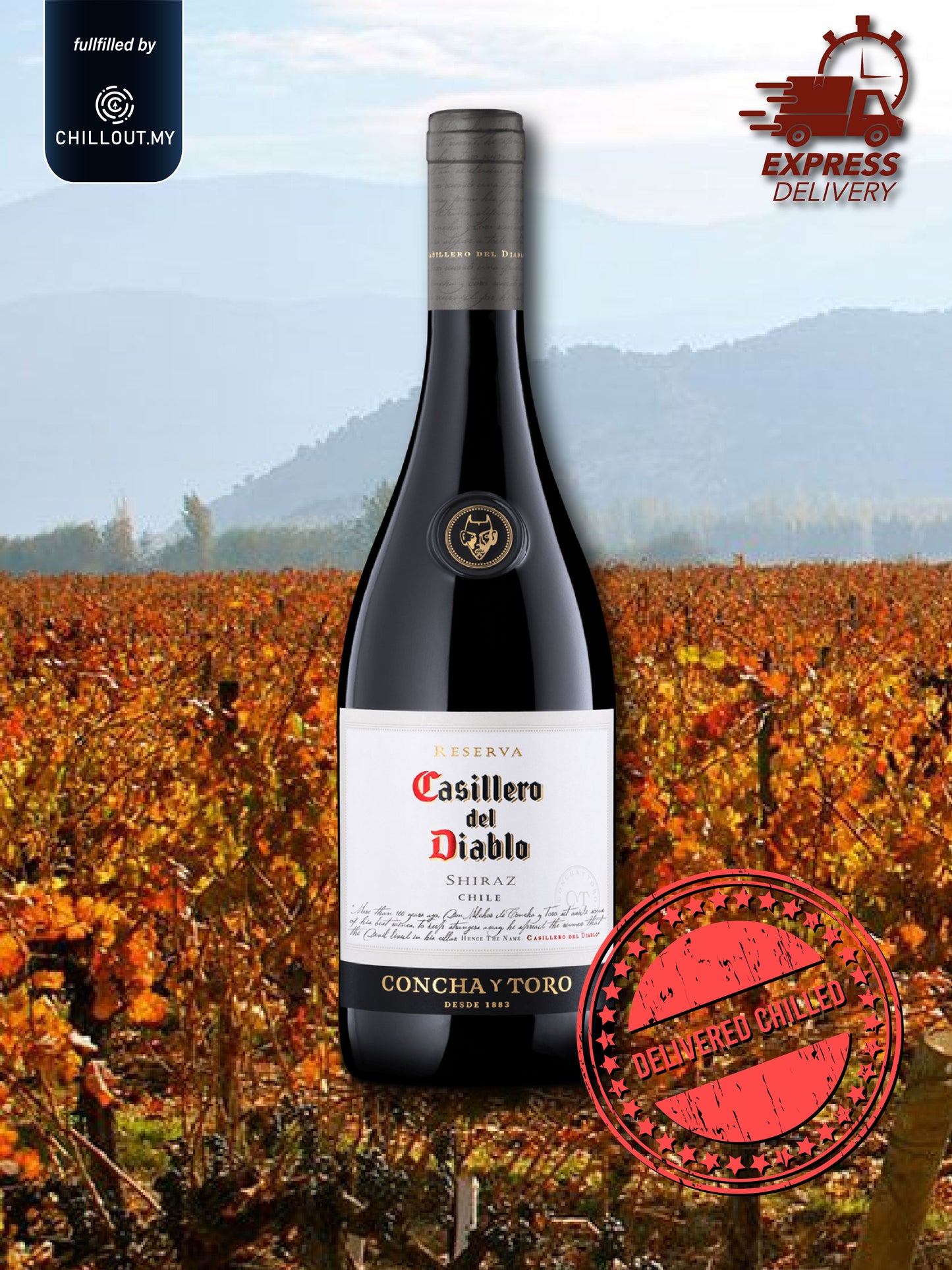 CASILLERO DEL DIABLO SHIRAZ 2019