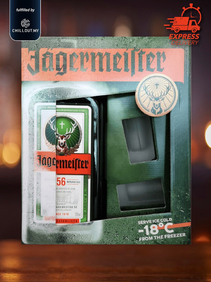 JAGERMEISTER 70CL VAP PACK FOC SHOT GLASS