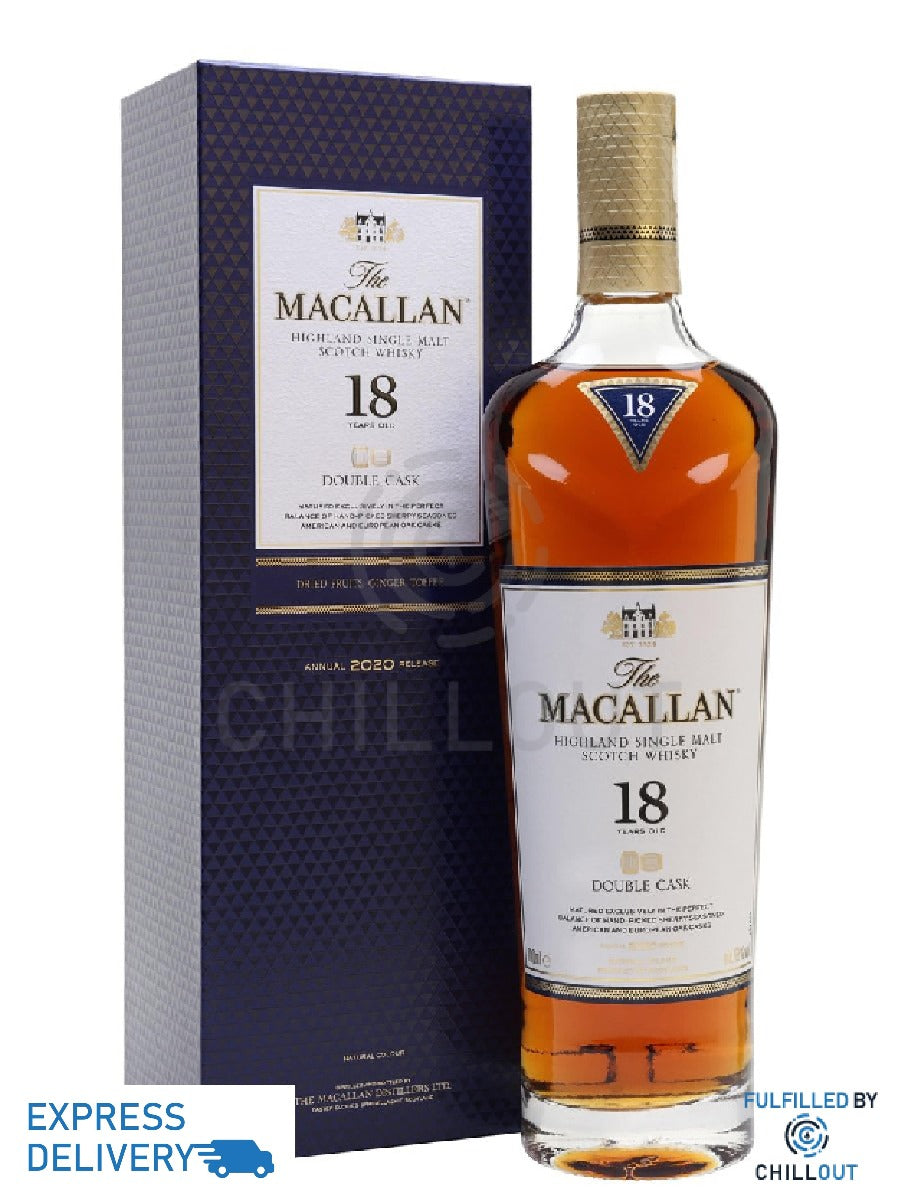 THE MACALLAN 18 DOUBLE CASK 70CL