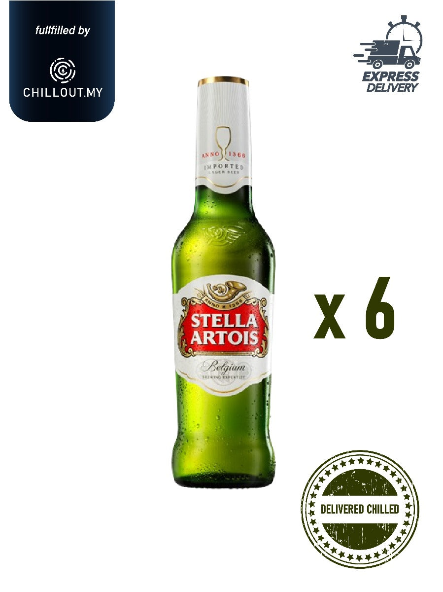 STELLA ARTOIS 330ML x 6